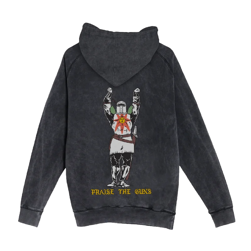 PRAISE THE GUNS (Limited Vintage Black Hoodie)