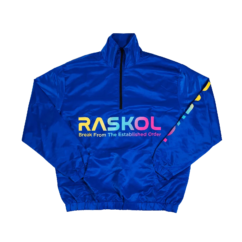 RASKOL Athletic Windbreaker Jacket (Blue)