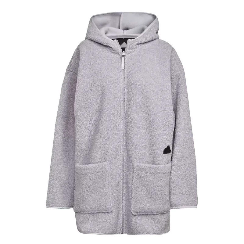 adidas - Women's Polar Fleece Long Hooded Track Top (HM2840)