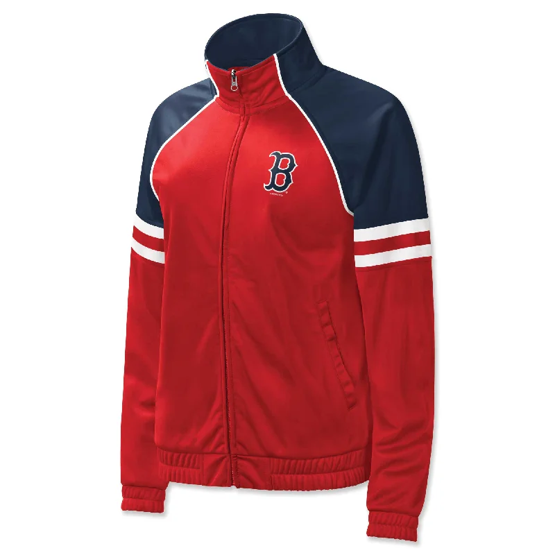 Ladies 1st Place Track Jacket - Red