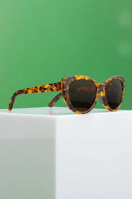 goodr The Catwalks Meow Sunglasses in Brown Tortoiseshell  | G00280-GG-BR1-NR