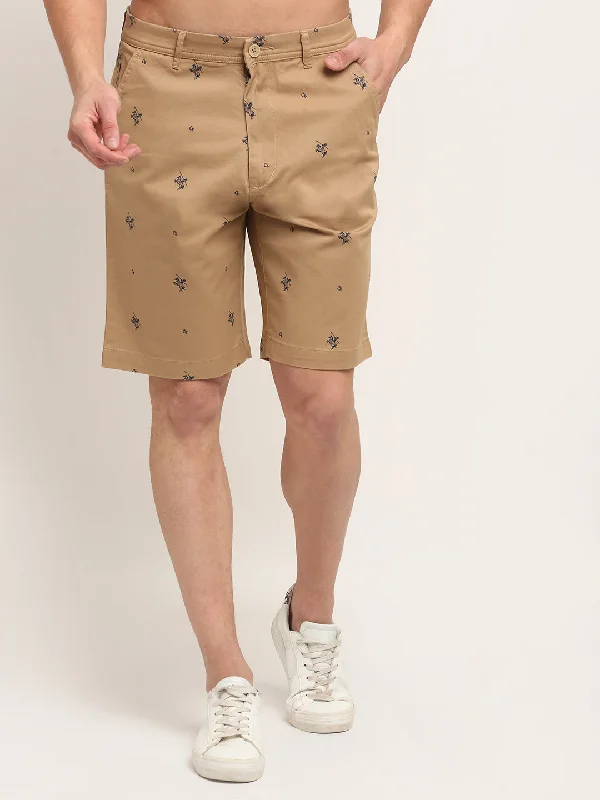 Khaki Men Shorts