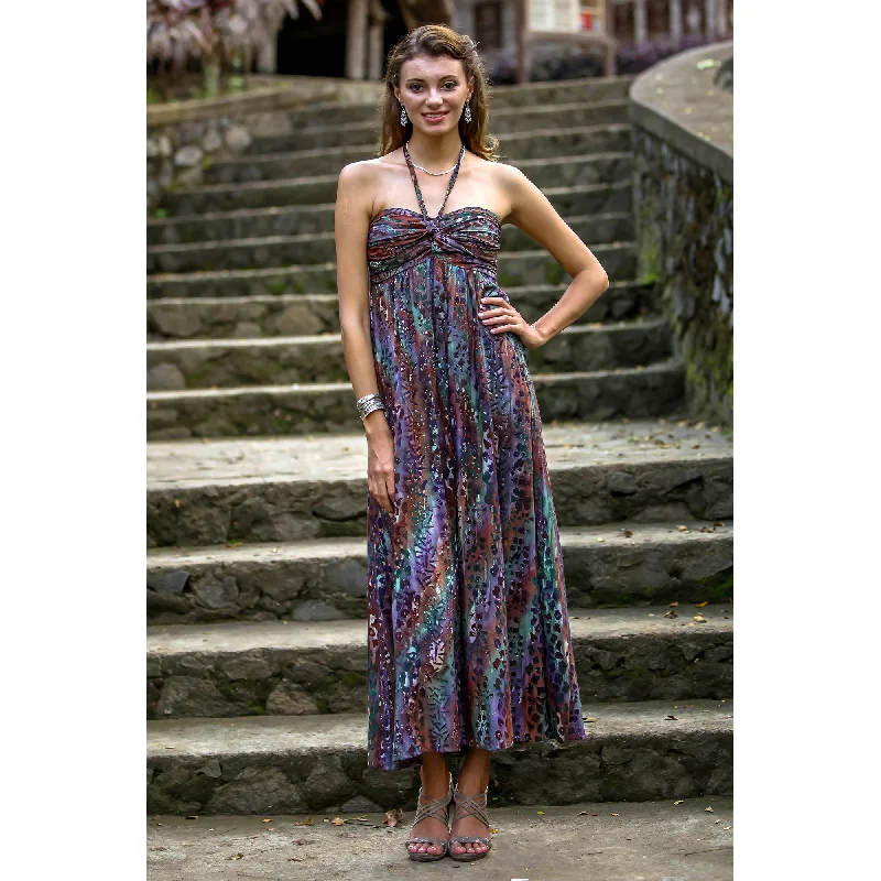 Bali Empress Multicolor Batik Dress