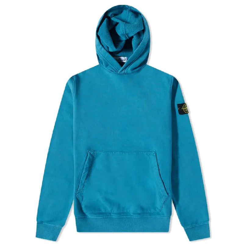 Stone Island-Hoodie Cobalt Blue