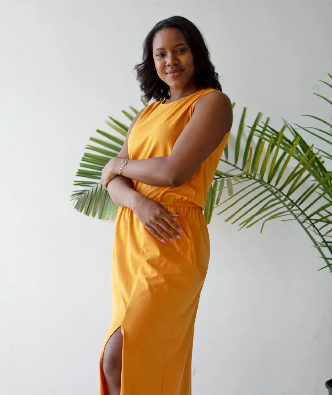 MIRANDA dress in Sungold