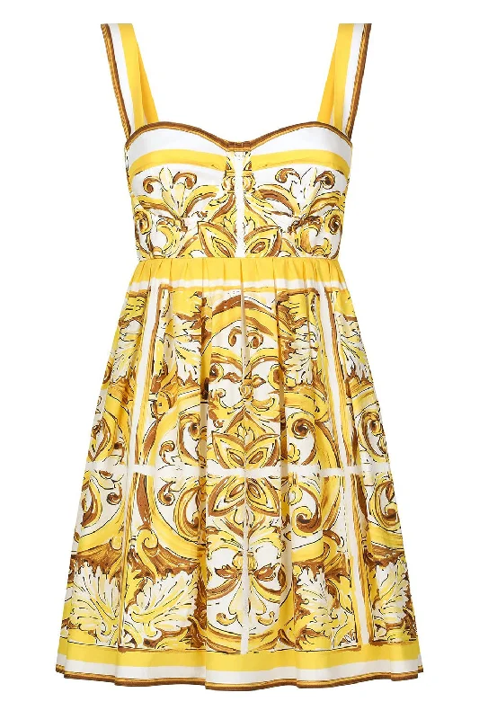 Maiolica Printed Mini Sundress