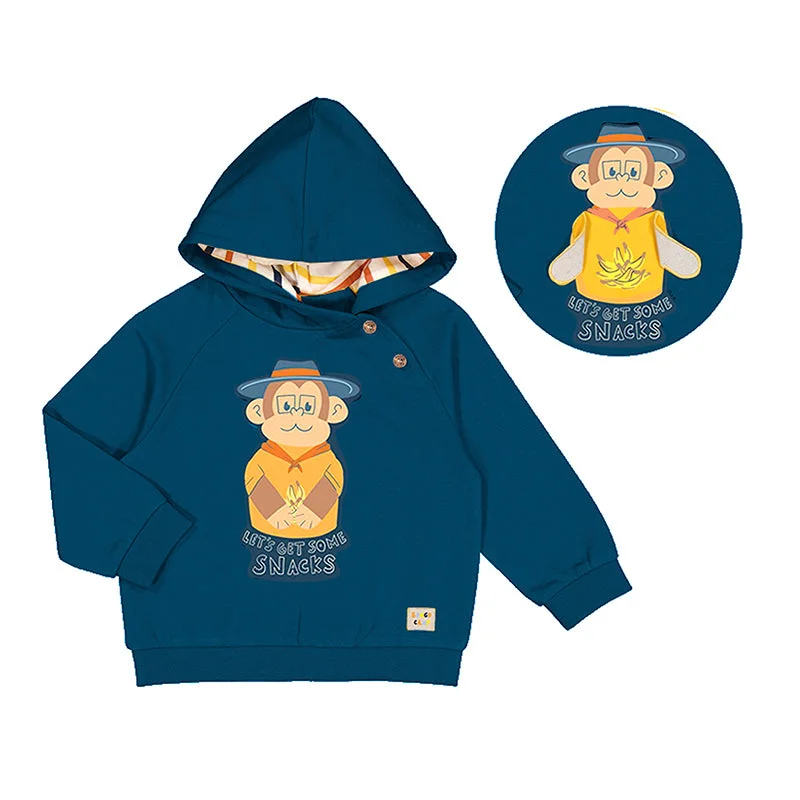 Blue Snacks Graphic Hoodie