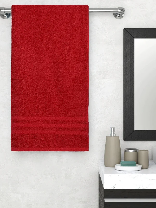 Red Bath Towel