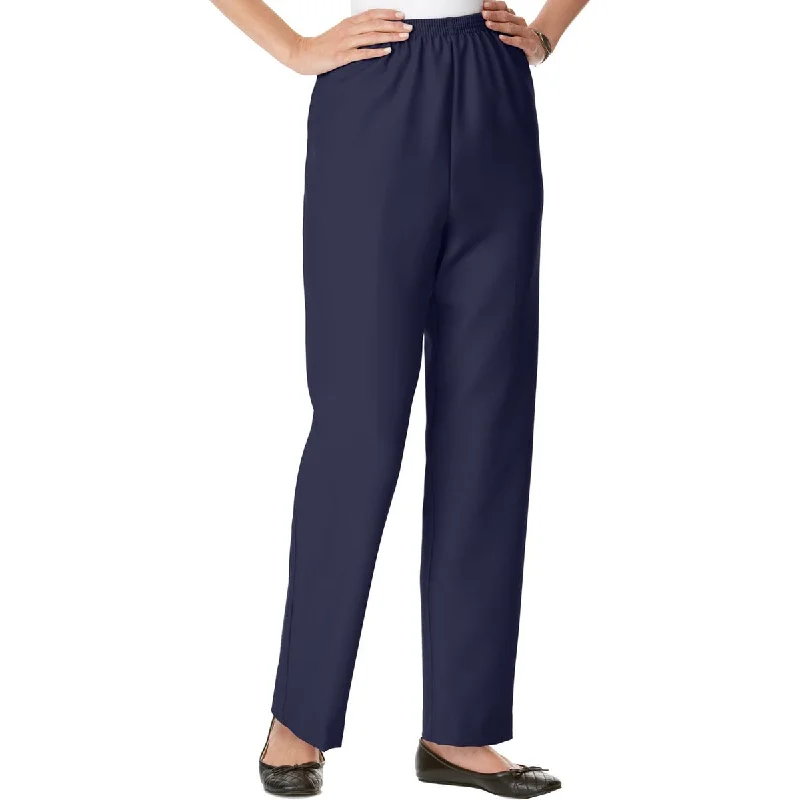 Alfred Dunner Womens High Rise Comfort Waist Pants