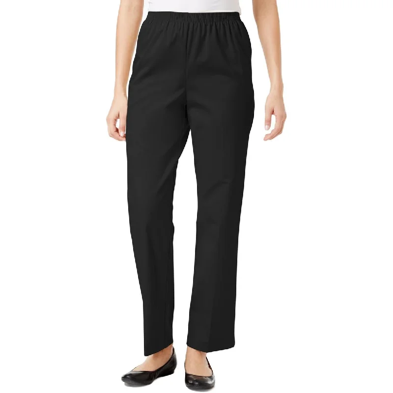 Alfred Dunner Womens Office Wear Professional Dress Pants