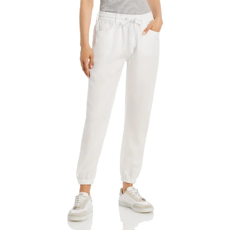 Aqua Womens Tencel Drawstring Jogger Pants