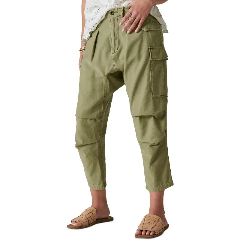 Lucky Brand Womens Slouchy Cotton Cargo Pants