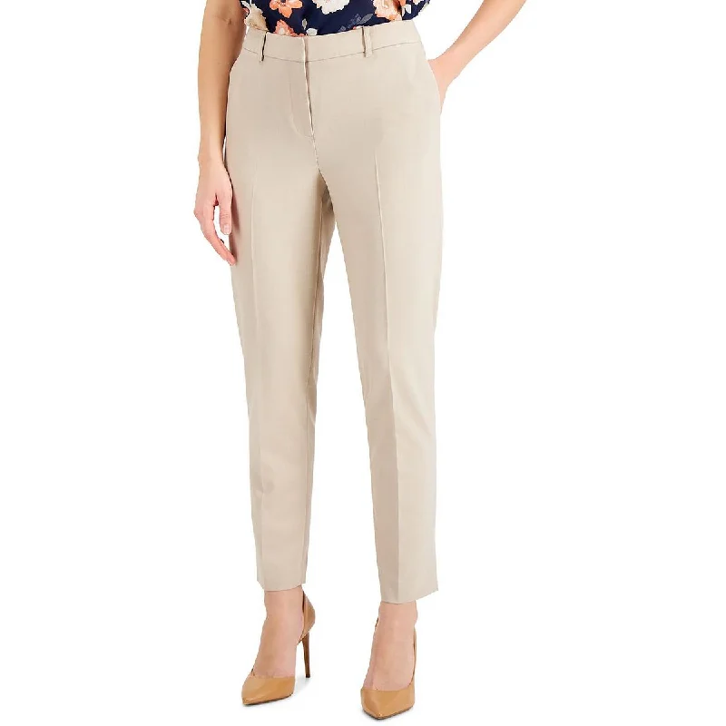 Tahari ASL Womens Ankle Solid Dress Pants