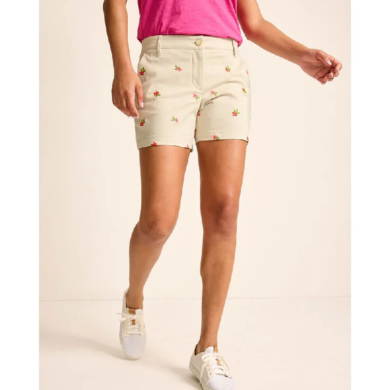 Tommy Bahama Women's 5-Inch Ditsy Tropic Boracay Shorts - Moonbeam