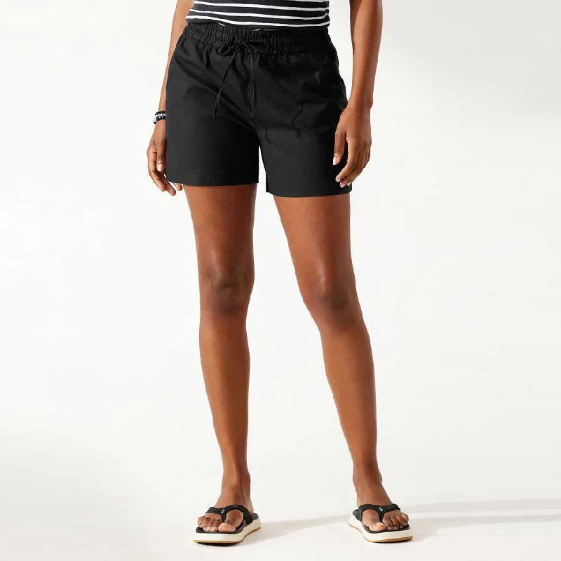 Tommy Bahama Women's Palmbray HR Easy Linen Shorts - Black